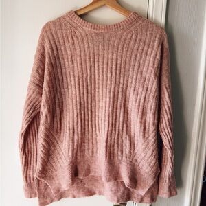 Abercrombie & Fitch Blush Ribbed Sweater
